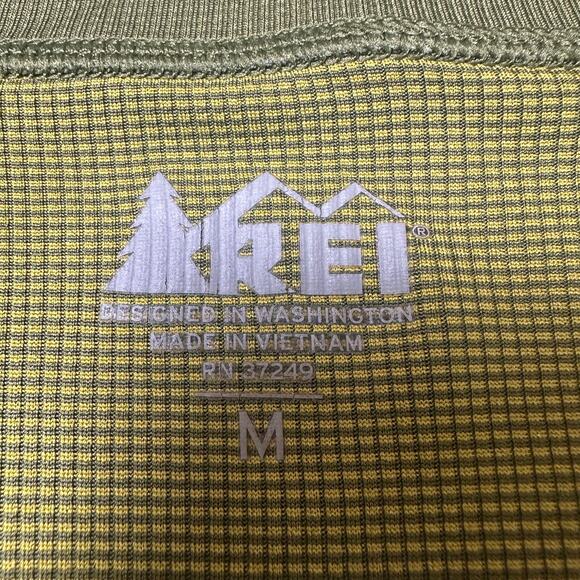 REI Green Quarter Zip Lightweight Pullover - Picture 3 of 5